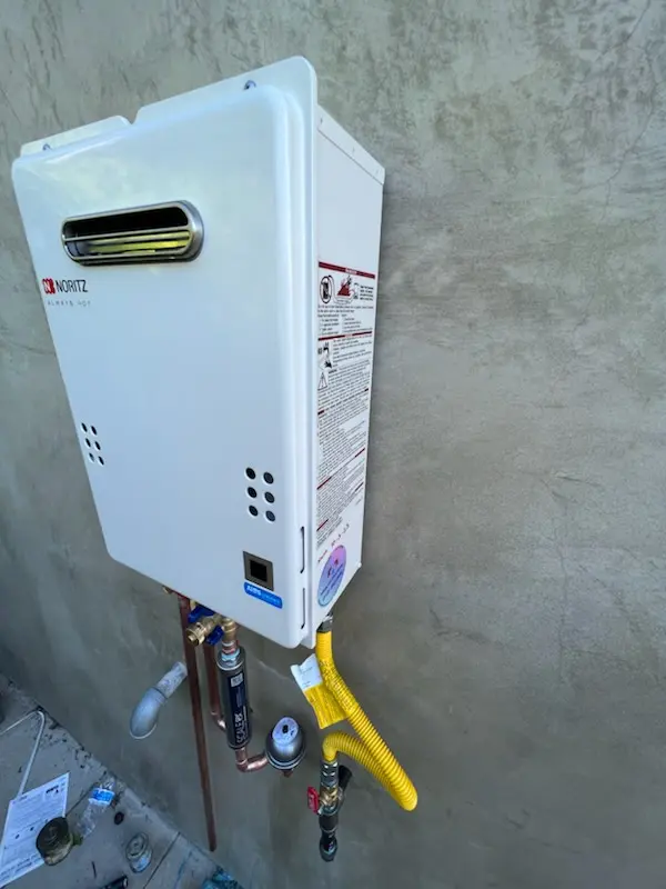 Tankless water heater installation for Berkeley Manor homes